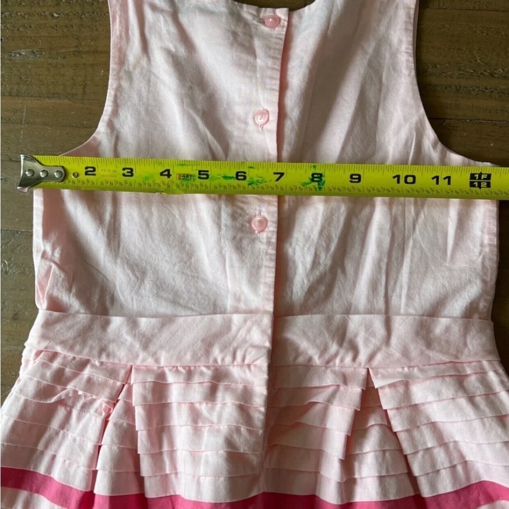 Janie and jack pink pleated dress